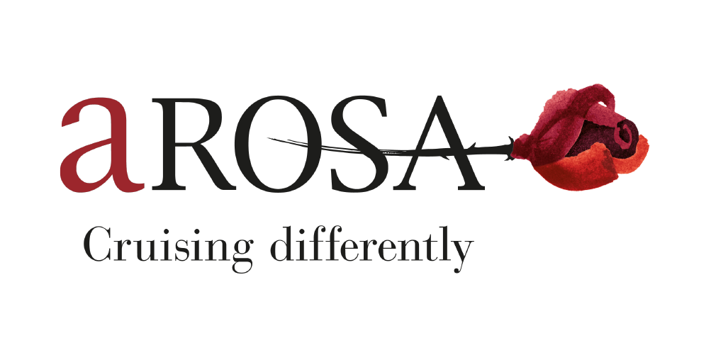 AROSA logo with flower