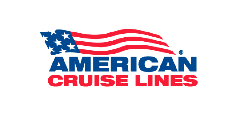 American Cruise Lines Logo with Flag