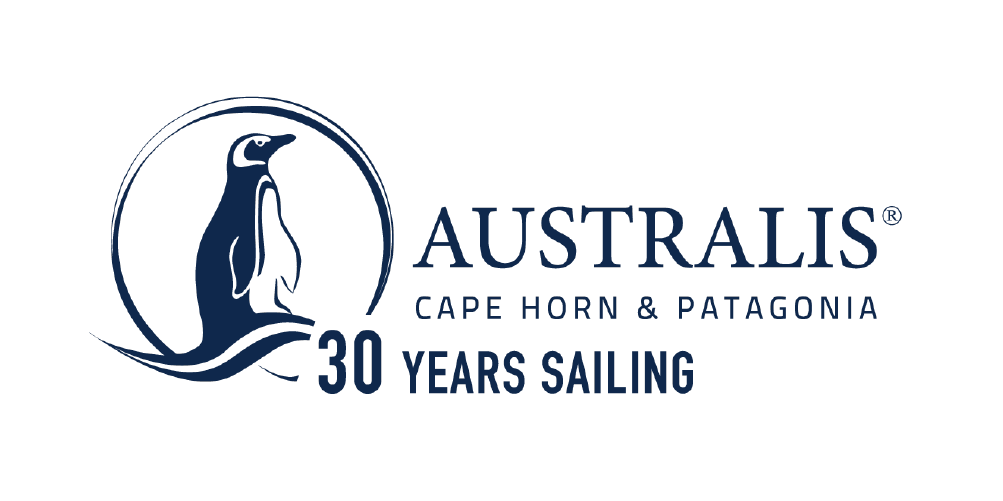 Australis Logo with Penguin 30 years sailing