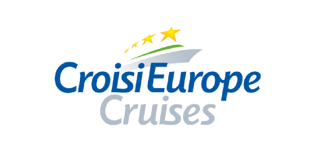CroisiEurope Cruises Logo with ship